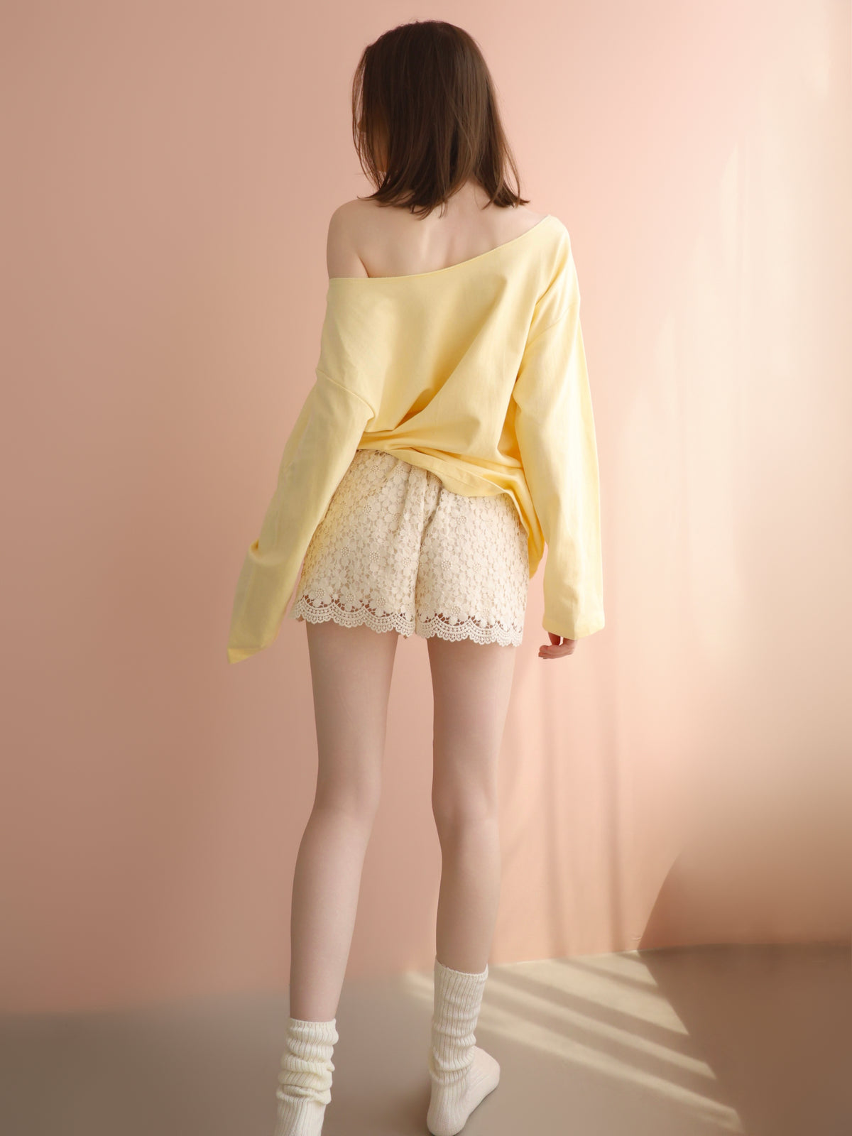 【SAMPLE SALE / miies miim】melty off shoulder knit
