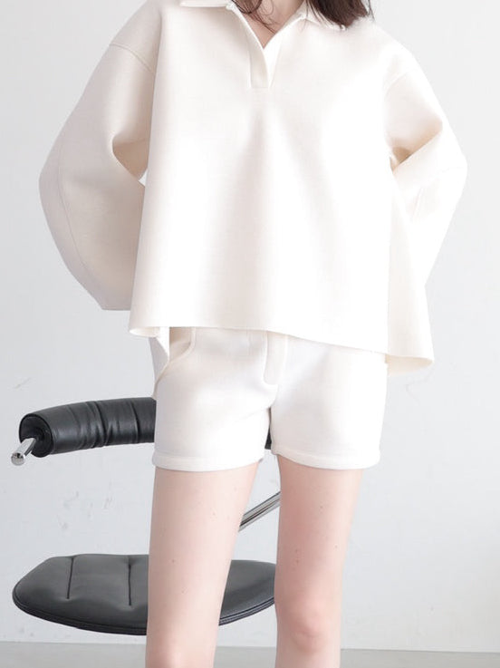 soft minimal sweat shorts