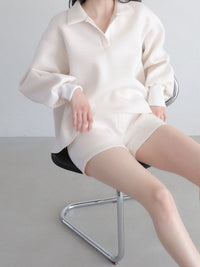 soft minimal sweat shorts