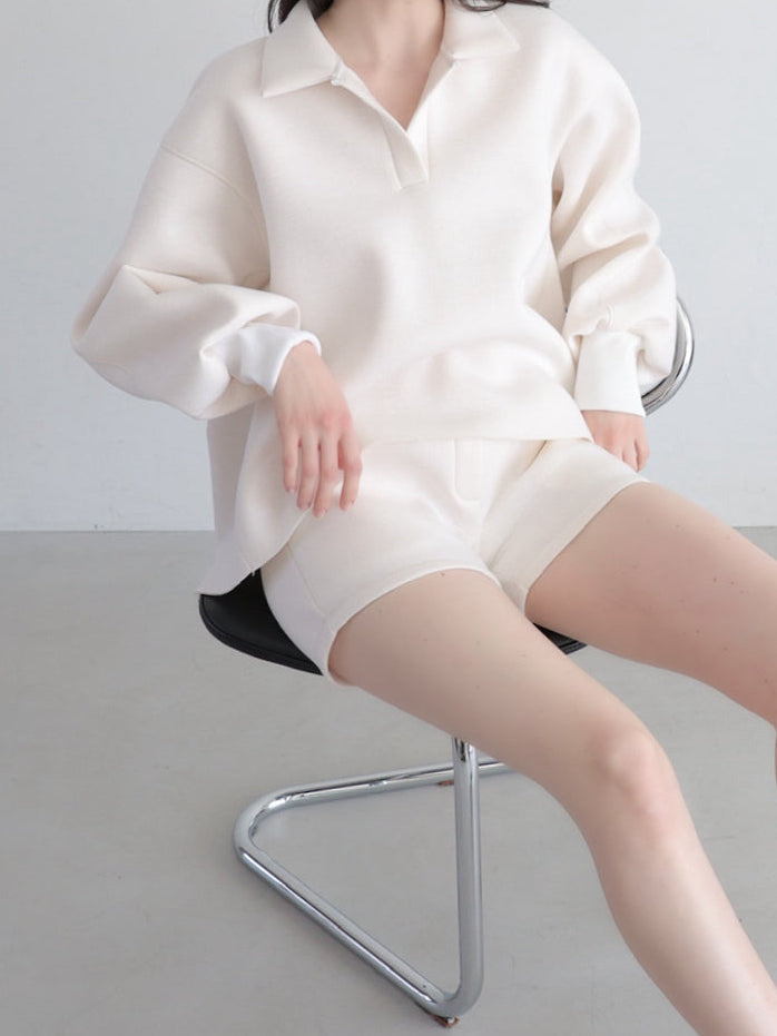 soft minimal sweat shorts