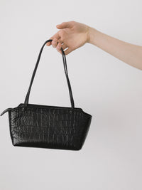 leather thin strap bag