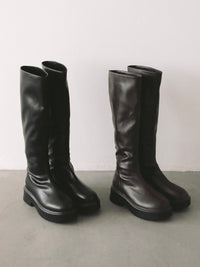 volume sole long boots