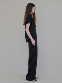 【NOWNS】Alma | Satin sleek pants