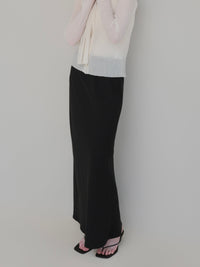 【NOWNS】Inès | Soft banding maxi skirt