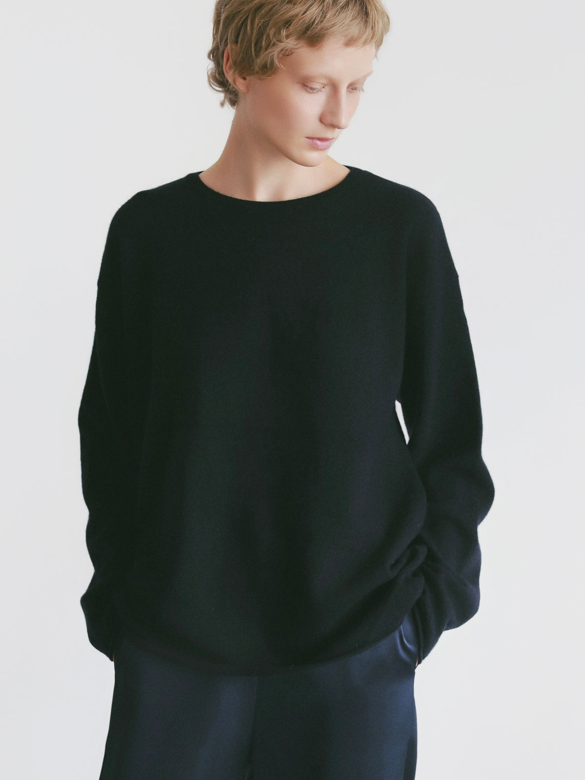【NOWNS】Cassia | Cashmere round neck knit