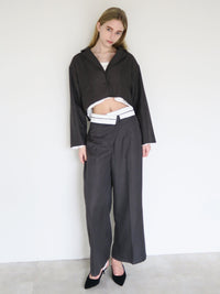 [ SAMPLE SALE ] cutoff cropped jacket