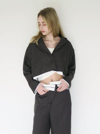 [ SAMPLE SALE ] cutoff cropped jacket