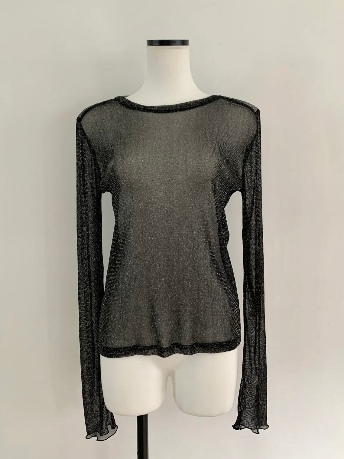 [ sample sale ] glitter sheer tops