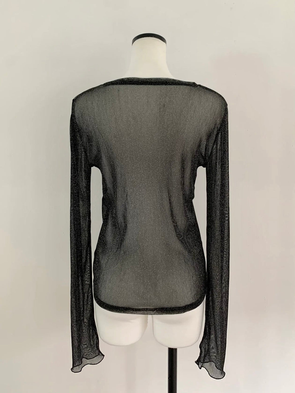 [ sample sale ] glitter sheer tops