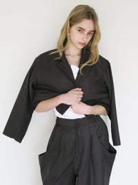 [ SAMPLE SALE ] cutoff cropped jacket