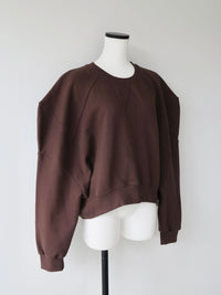 【AMOMMA】PUFF SLEEVE SWEAT - 起毛なし -