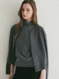 【célon】cashmere sleeveless knit
