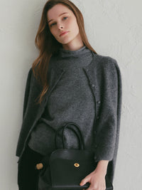【célon】cashmere sleeveless knit