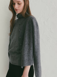 【célon】cashmere sleeveless knit