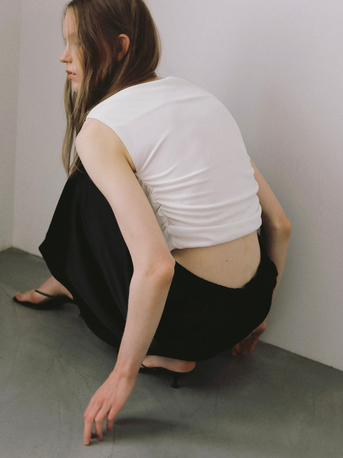 Fluid Draped Neck Top