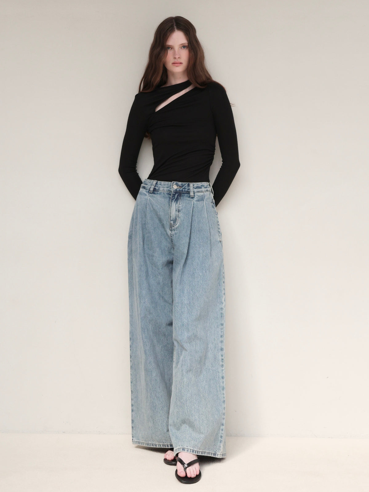 【AMOMMA】ASYMMETRIC CUT TOPS