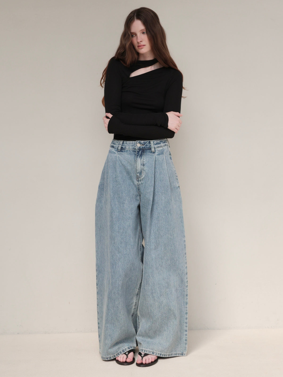 【AMOMMA】ASYMMETRIC CUT TOPS