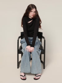 【AMOMMA】ASYMMETRIC CUT TOPS