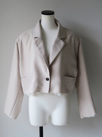 [ SAMPLE SALE ] cutoff cropped jacket