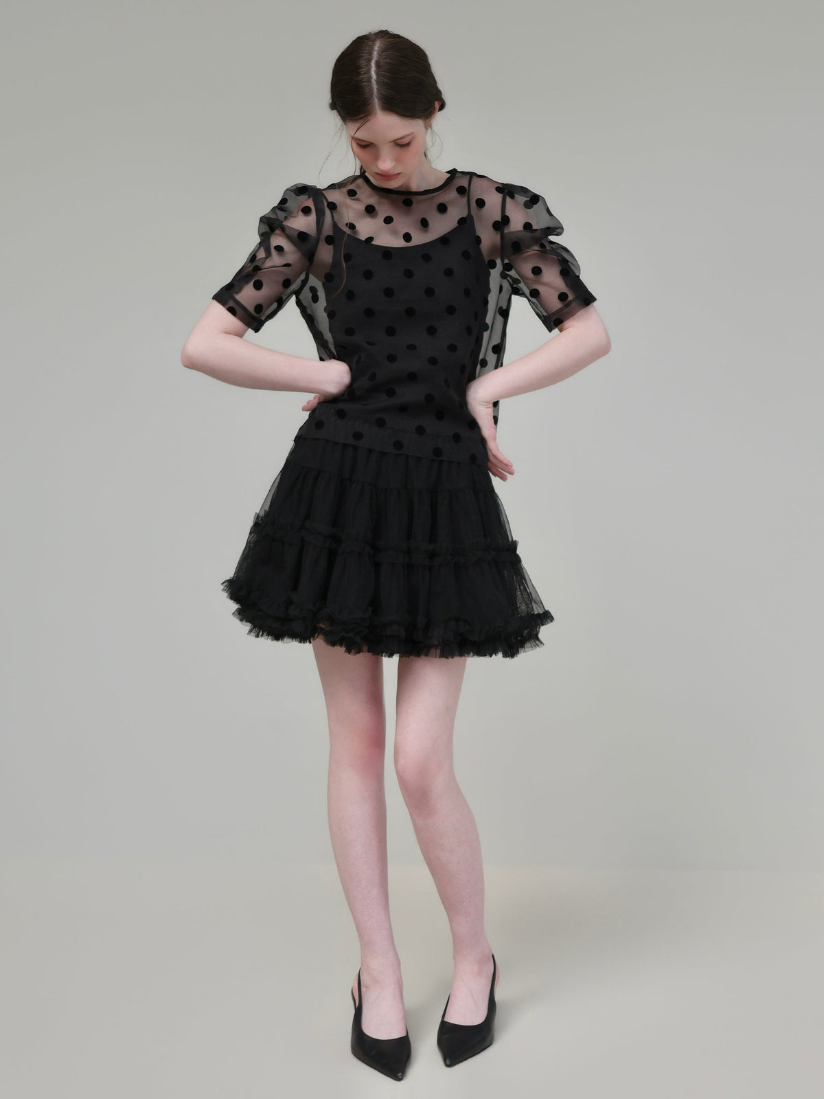 【AMOMMA】AUDREY TIERED TULLE SKIRT