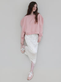 【AMOMMA】PUFF SLEEVE SWEAT - 起毛なし -