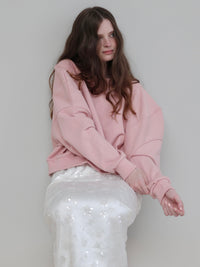【AMOMMA】PUFF SLEEVE SWEAT - 起毛なし -