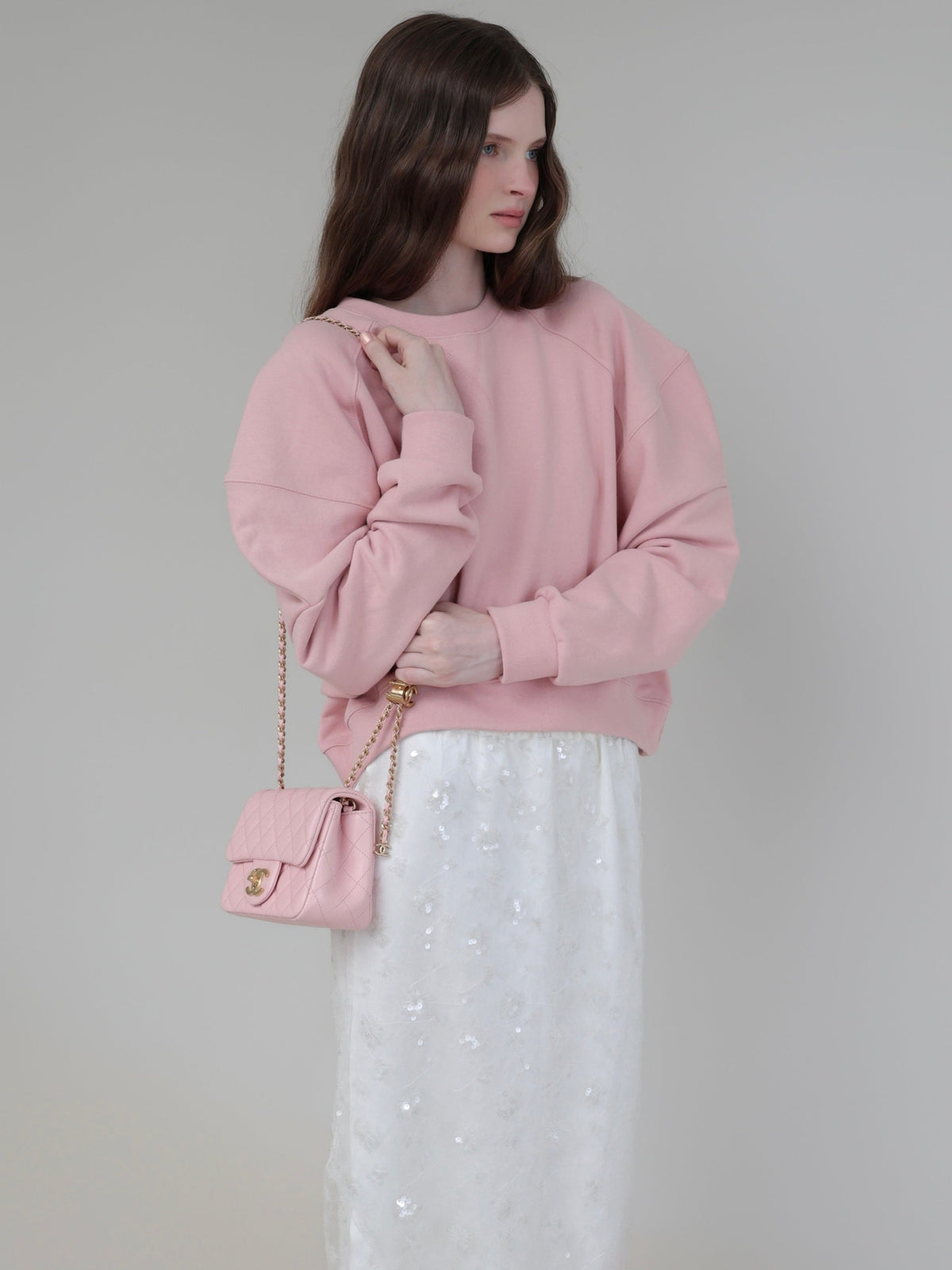 【AMOMMA】PUFF SLEEVE SWEAT - 起毛なし -