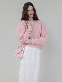 【AMOMMA】PUFF SLEEVE SWEAT - 起毛なし -