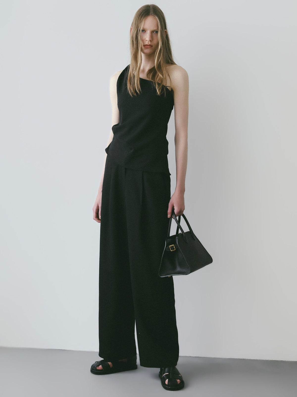 【NOWNS】Lou | Single Tuck Banding Pants