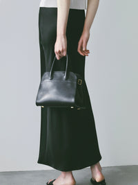 【NOWNS】Lulà | Satin sleek maxi skirt
