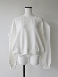 【AMOMMA】PUFF SLEEVE SWEAT - 起毛なし -