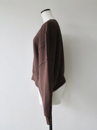【AMOMMA】PUFF SLEEVE SWEAT - 起毛なし -