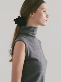 【célon】cashmere sleeveless knit