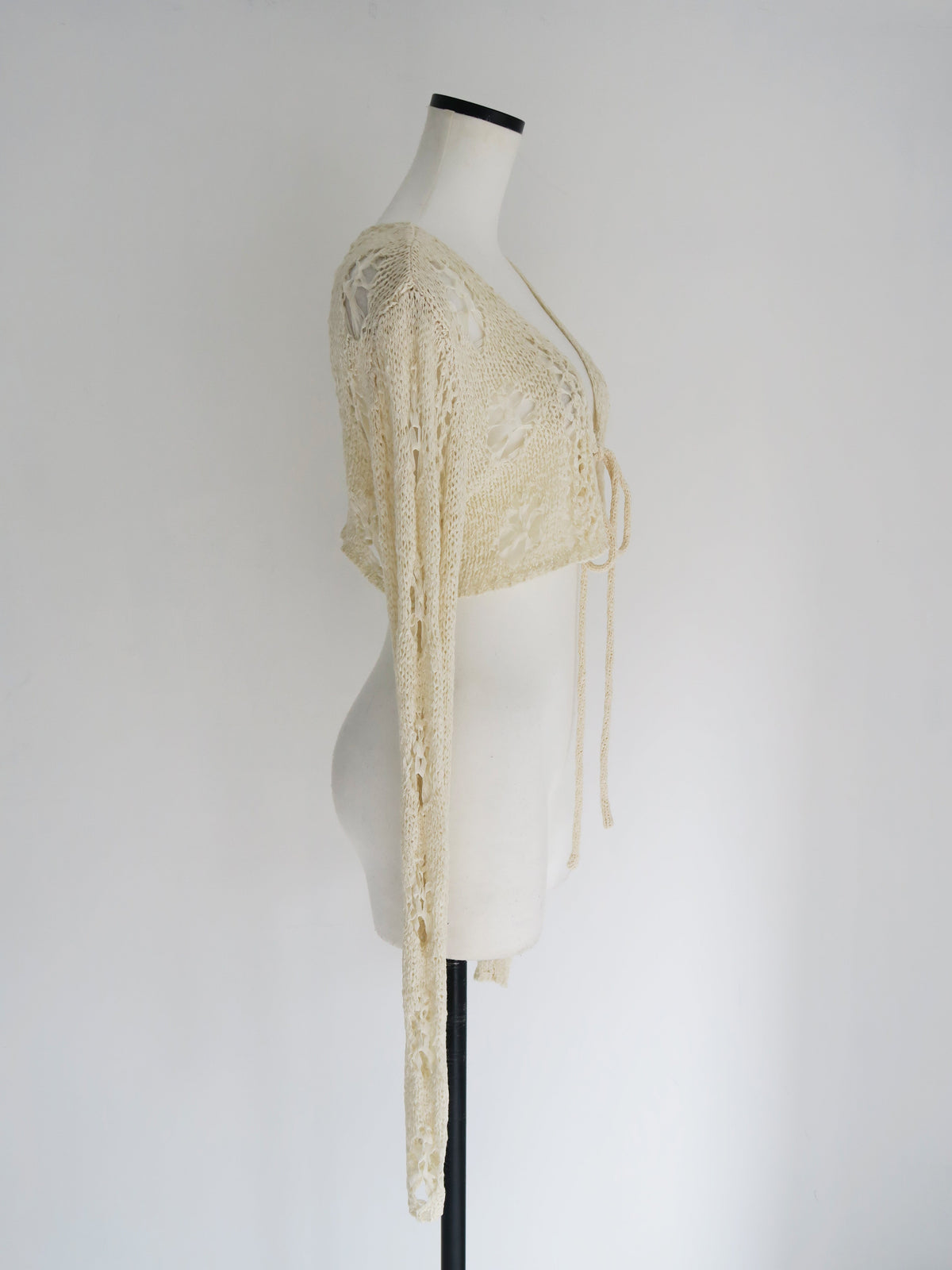 openwork knit bolero