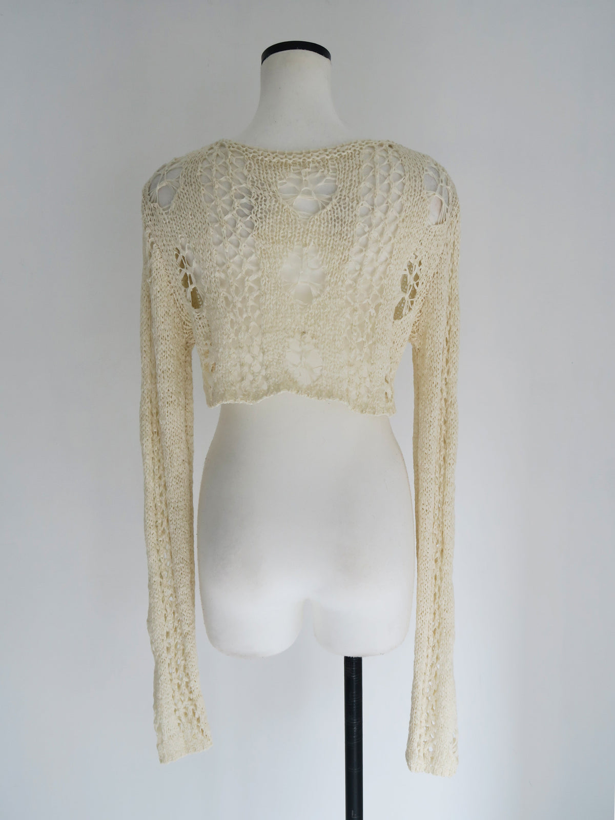openwork knit bolero
