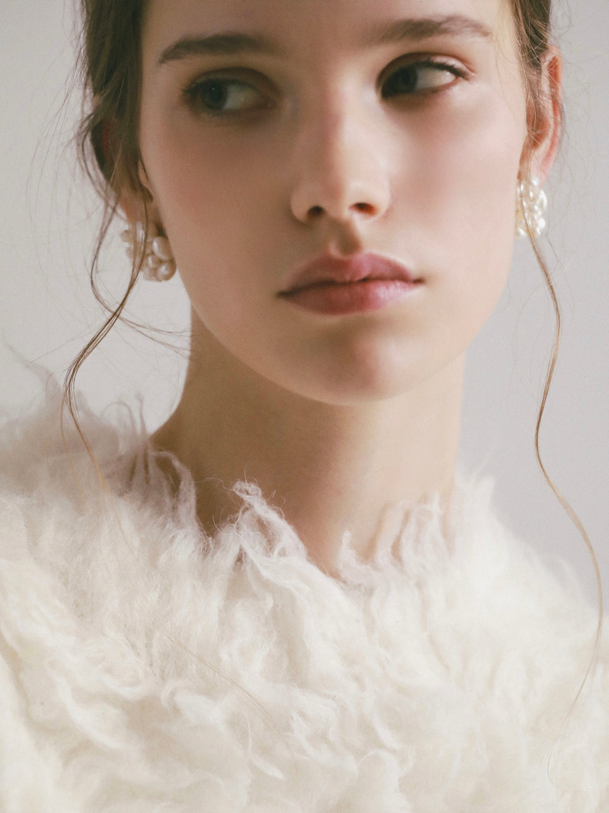 【célon】Poodle Shaggy Knit