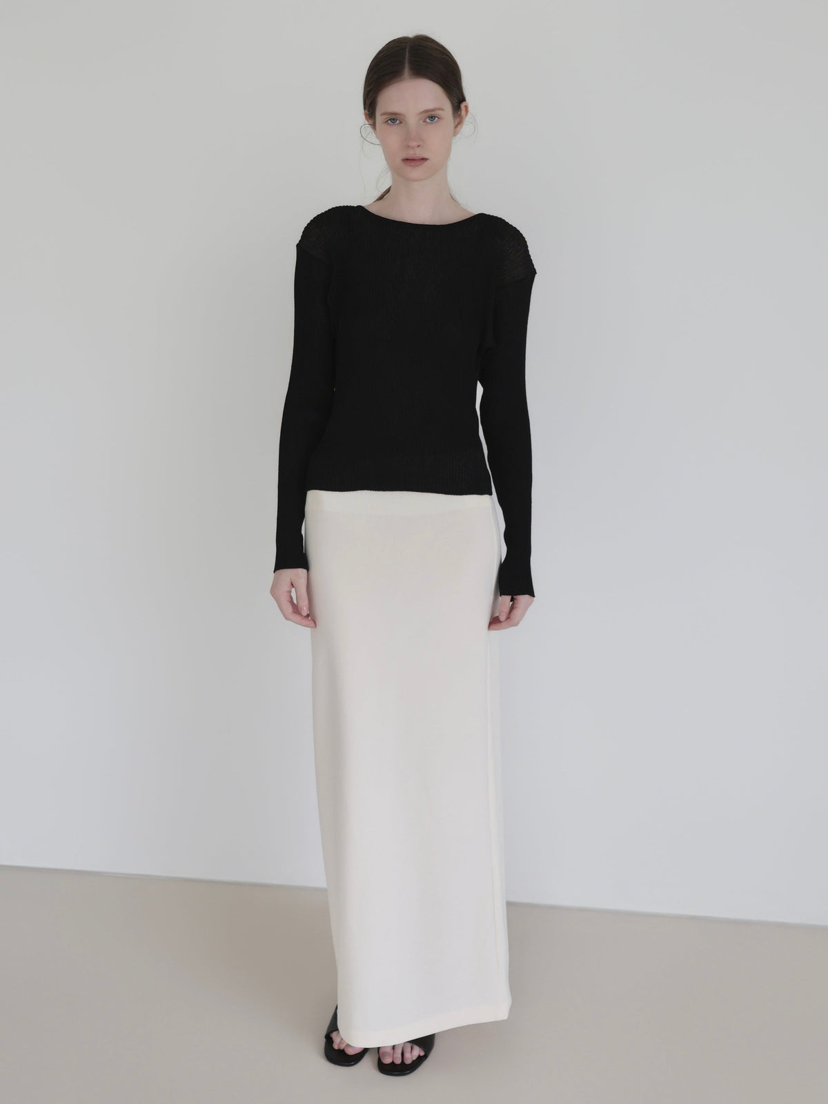 【NOWNS】Inès | Soft banding maxi skirt