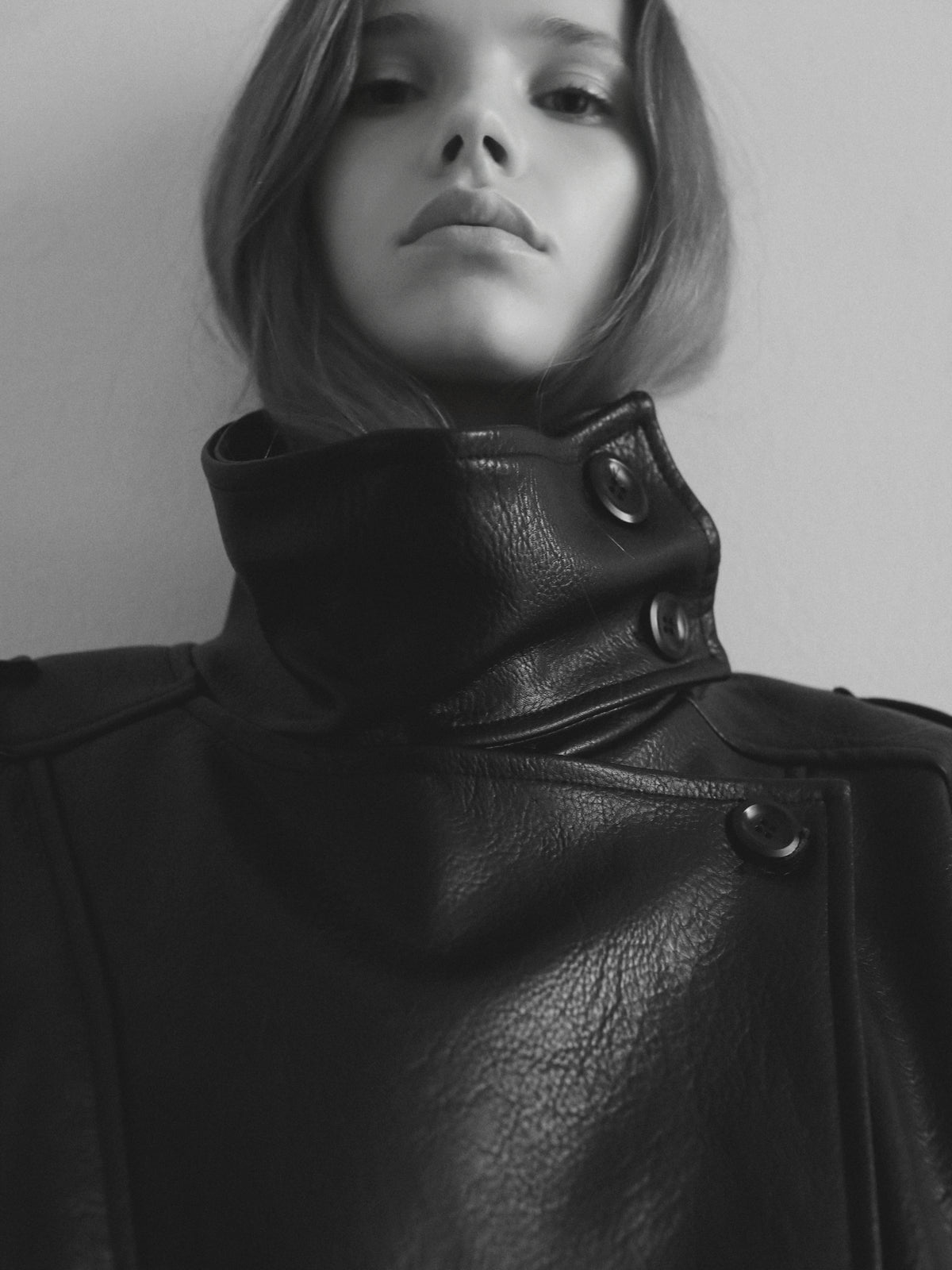 【NOWNS】Vice | Oversized leather jacket