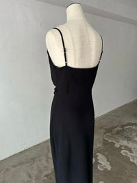 Asymmetric drape camisole dress