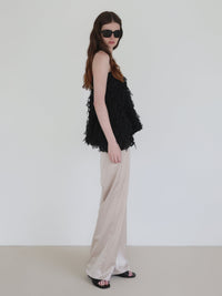 【NOWNS】Alma | Satin sleek pants