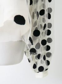 【SAMPLE SALE / AMOMMA】MATILDA SHEER DOT BLOUSE