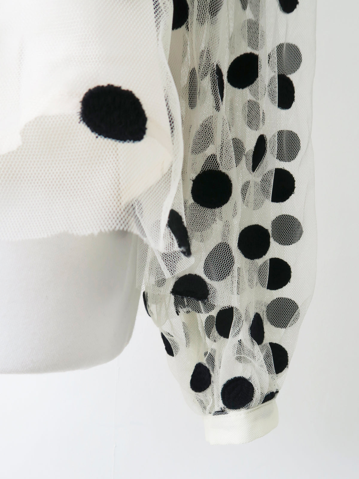 【SAMPLE SALE / AMOMMA】MATILDA SHEER DOT BLOUSE