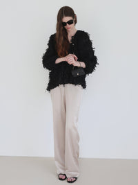 【NOWNS】Alma | Satin sleek pants