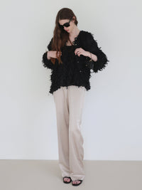 【NOWNS】Alma | Satin sleek pants