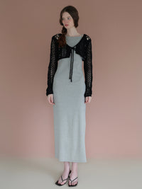 openwork knit bolero