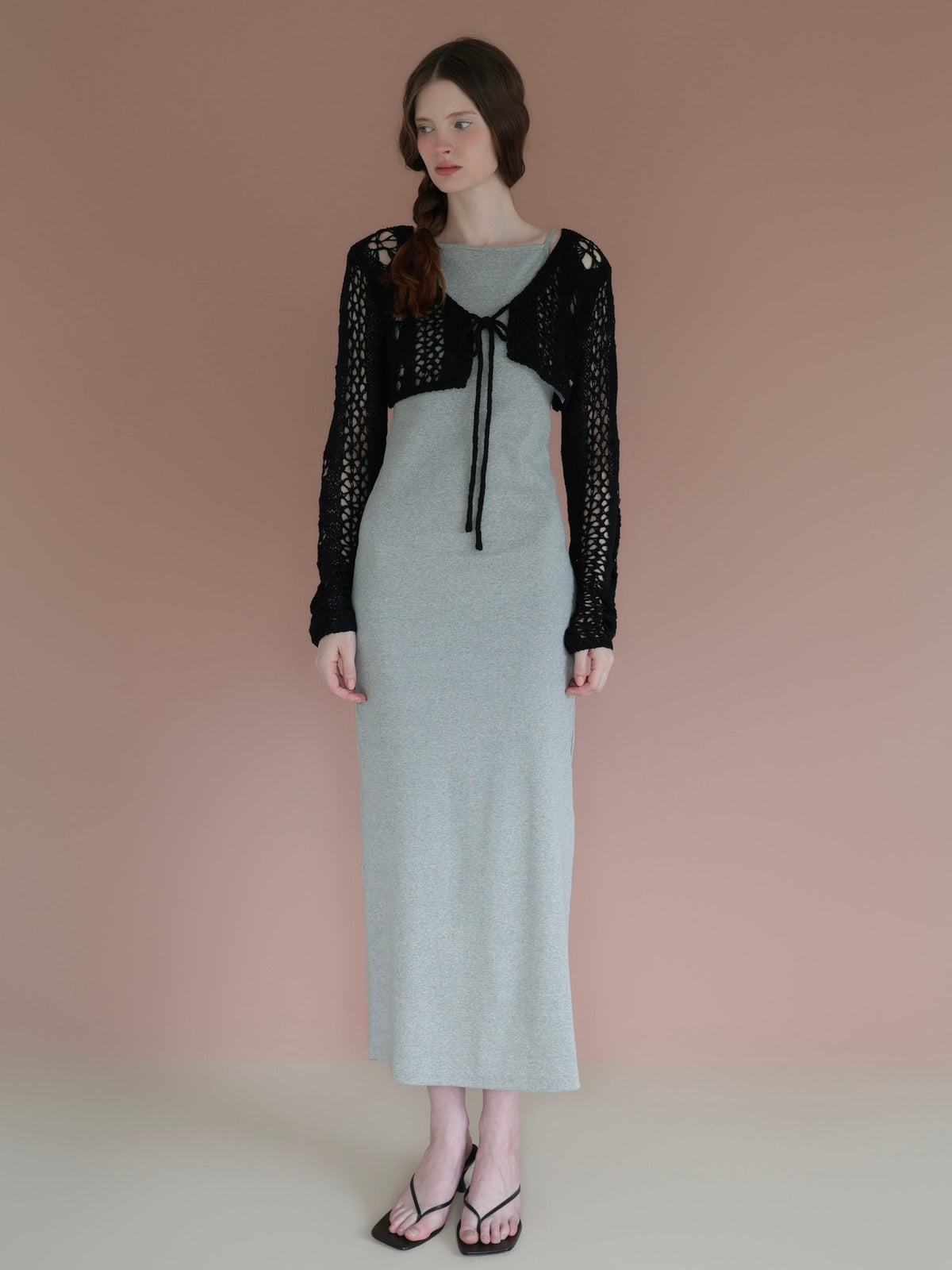 openwork knit bolero