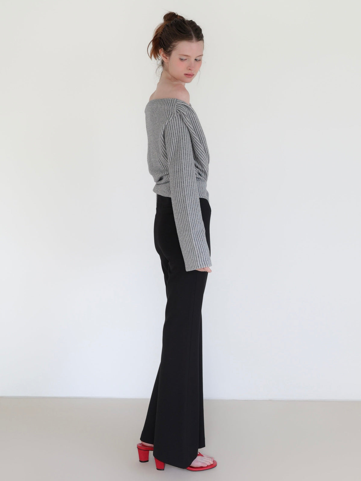 【SAMPLE SALE / miies miim】off shoulder drape tops