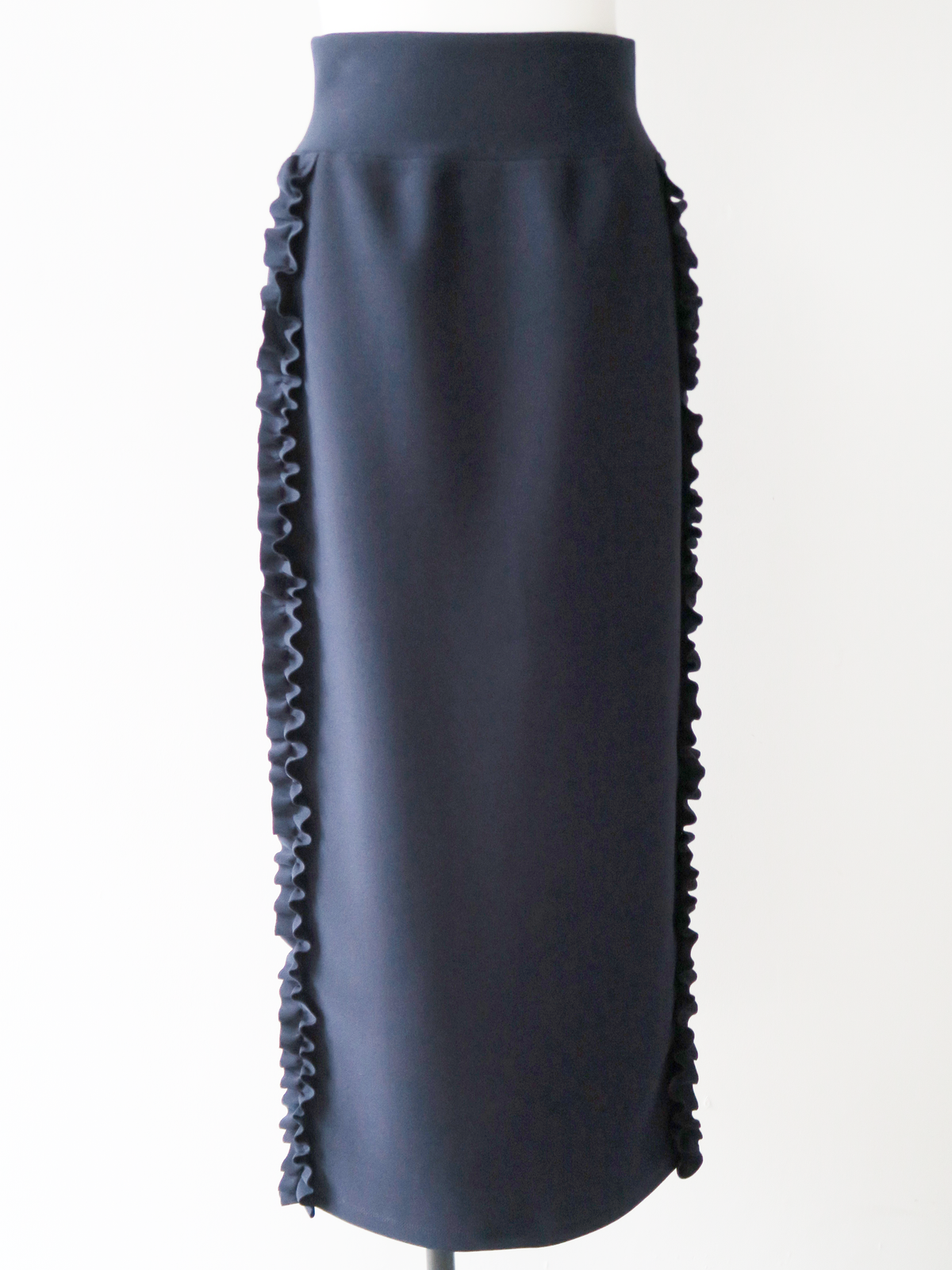 【SAMPLE SALE / swanë】 side frill slim long skirt