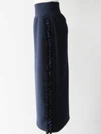 【SAMPLE SALE / swanë】 side frill slim long skirt