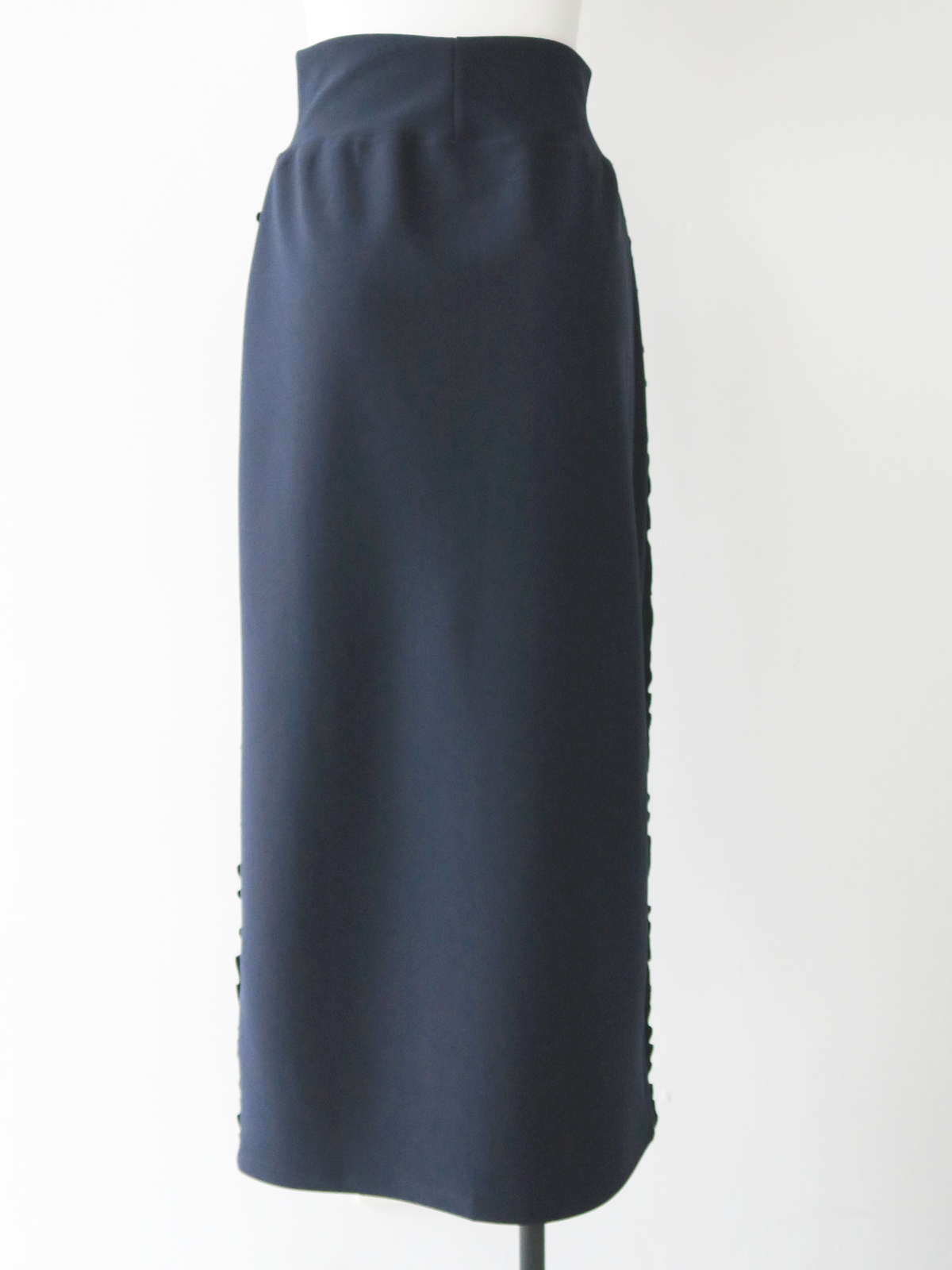 【SAMPLE SALE / swanë】 side frill slim long skirt